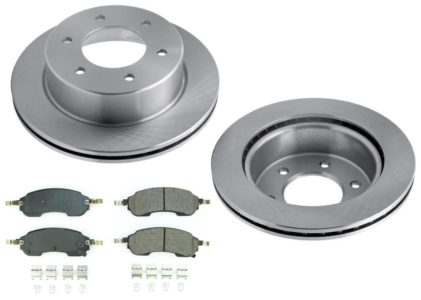 Rotores de rendimiento de carbono traseros + pastillas de freno traseras de cerámica para Bronco 2021-2023