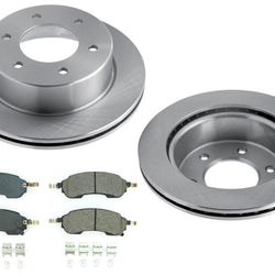 Carbon Performance Rotors Rear + Rear Ceramic Brake Pads for Bronco 2021-2023