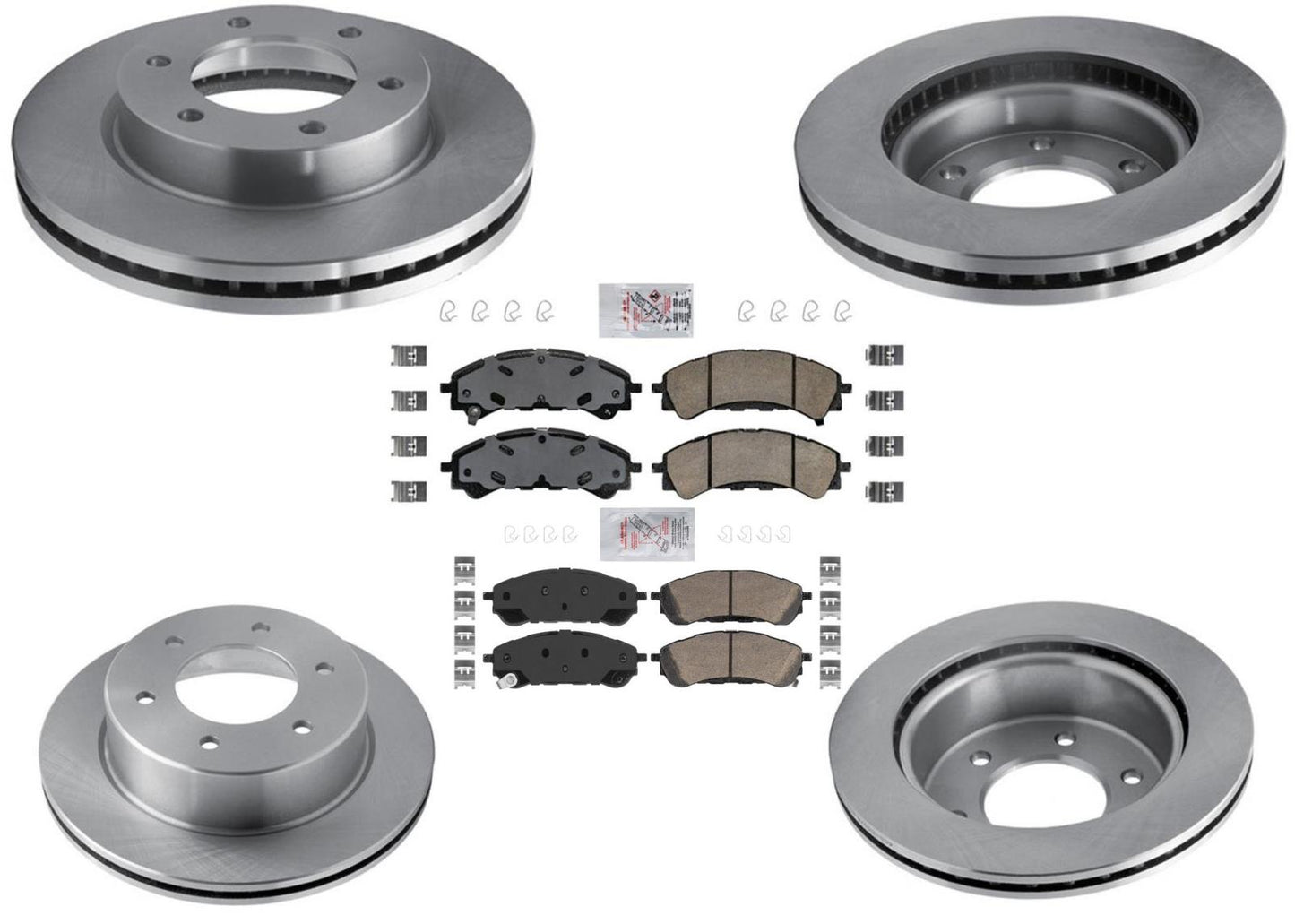 Pastillas de freno de cerámica delanteras traseras Carbon Performance Rotors para Ford Ranger 19-2023