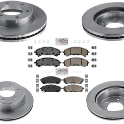 Carbon Performance Rotors Front Rear Ceramic Brake Pads for Ford Ranger 19-2024