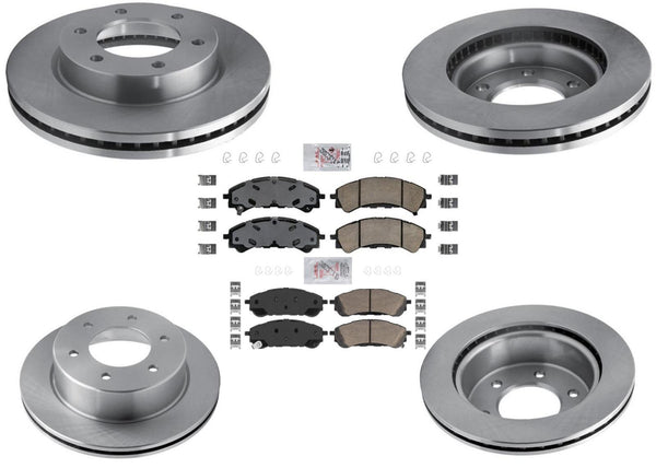 Carbon Performance Rotors Front Rear Ceramic Brake Pads for Ford Ranger 19-2024