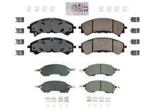 Pastillas delanteras y traseras de cerámica delanteras + pastillas de freno traseras para Ford Bronco 2021-2023