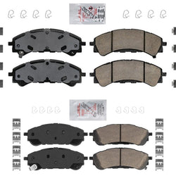 Pastillas delanteras y traseras Pastillas de freno delanteras y traseras de cerámica para Ford Ranger 2019-2023