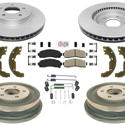 Improved Performance Disc Brake Rotors Drums Brake Shoes for Equinox 2005-2006