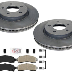 Carbon Performance Disc Brake Rotors + Ceramic Brake Pads for 05-2006 Equinox