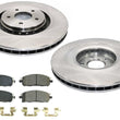 Ft Premium Disc Brake Rotors Pads For Infiniti QX60 Nissan Pathfinder 2022-2023