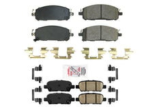Pastillas de freno de disco AmeriBrake Ceramic F&amp;R para Pathfinder 2022-2023