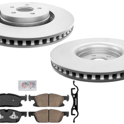 Improved Performance Rotors Front Ceramic Brake Pads for Nautilus 2019-2024