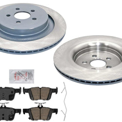 Rear Improved Performance Rotors Rear Ceramic Brake Pads for Nautilus 2019-2024