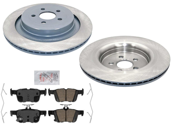 Rear Improved Performance Rotors Rear Ceramic Brake Pads for Nautilus 2019-2024