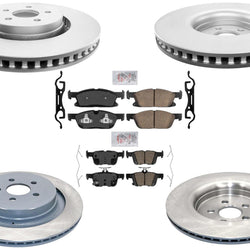 Improved Performance Rotors Front Rear Ceramic Brake Pads for Nautilus 19-2024