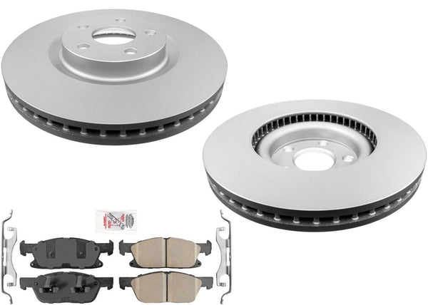 Frt Brake Rotors Ceramic Brake Pads for Ford Edge 15-24 Front Wheel Drive Only
