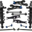 Rear Complete Struts Upper & Lower Control Arms & Links For MDX 2014-2020 AWD