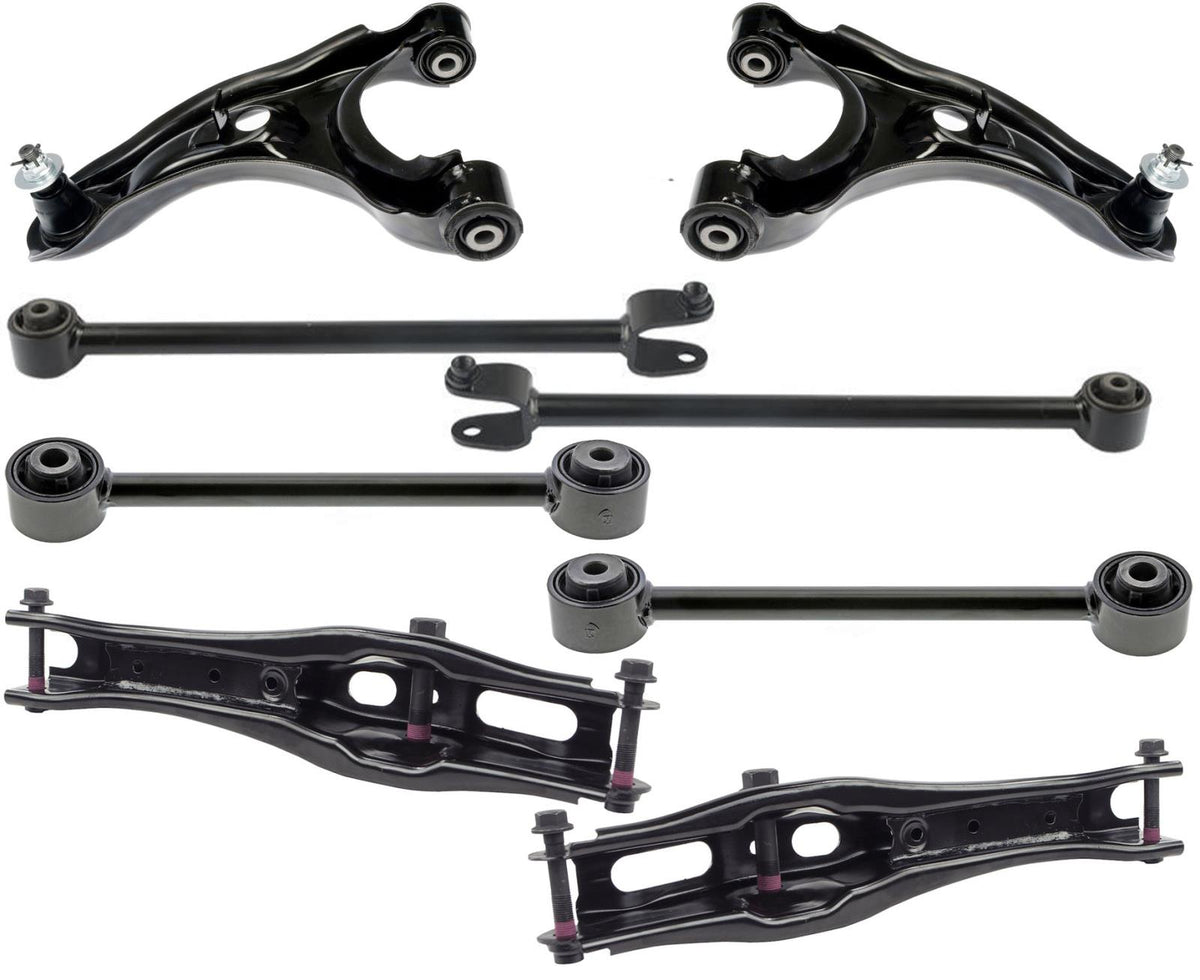Brazos de control y enlaces traseros completos superior e inferior para Acura MDX 14-20 FWD - Photo 2
