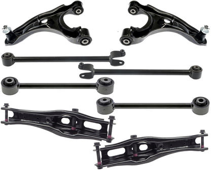 Brazos de control y enlaces traseros completos superior e inferior para Acura MDX 14-20 FWD - Photo 2
