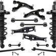 Rear Complete Struts Upper & Lower Control Arms & Links For Acura MDX 14-20 FWD