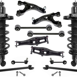 Rear Complete Struts Upper & Lower Control Arms & Links For Acura MDX 14-20 AWD