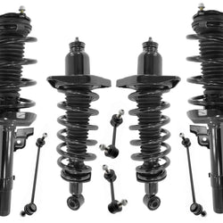 Conjunto completo de puntales delanteros y traseros y enlaces de barra estabilizadora para Honda Pilot 16-2022