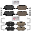Front & Rear Ceramic Disc Brake Pads Set for Cadillac CT5 2020 2021 2022 2023