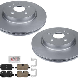 Rear Coated Disc Brake Rotors & Disc Brake Pads For Cadillac CT5 2020-2023