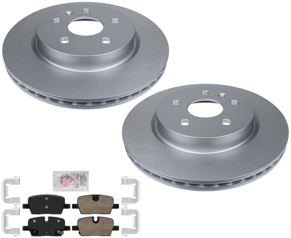 Rear Coated Disc Brake Rotors & Disc Brake Pads For Cadillac CT5 2020-2023