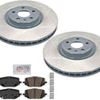 Rear Disc Brake Rotors Ceramic Brake Pads For 2022 2023 2024 2025 Acura MDX