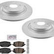 Rotores de freno de disco trasero Pastillas de freno de disco de cerámica para Honda Pilot 2023 2024