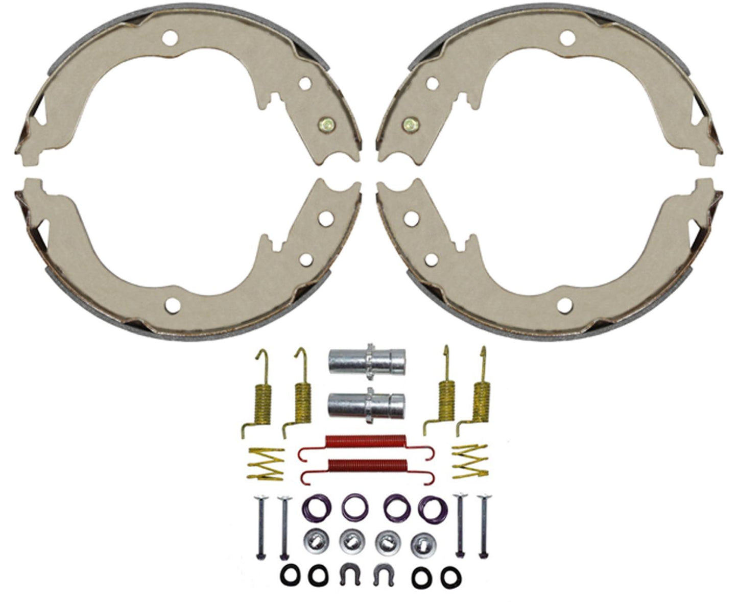 Rear Parking-Emergency Brake Shoes w Hardware for Subaru Outback 2010 2011 2012 - Photo 1