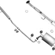 Catalytic Converter Muffler Exhaust System Kit for Toyota Camry 2.4L 2007-2010