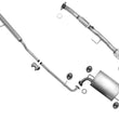 Catalytic Converter Muffler Exhaust System Kit for Toyota Camry 2.5L 2010 2011