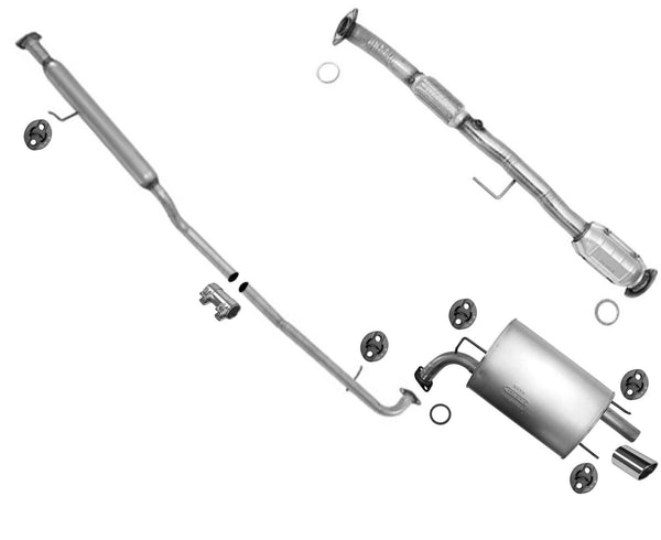 Catalytic Converter Muffler Exhaust System Kit for Toyota Camry 2.5L 2010 2011