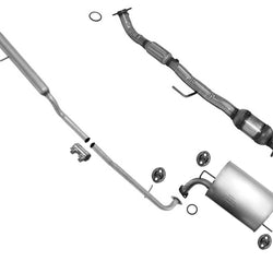 Catalytic Converter Muffler Exhaust System Kit for Toyota Camry 2.4L 2007