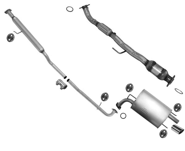 Catalytic Converter Muffler Exhaust System Kit for Toyota Camry 2.4L 2007