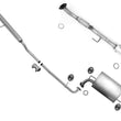 Catalytic Converter Muffler Exhaust System Kit for Toyota Camry 2.4L 2008 2009