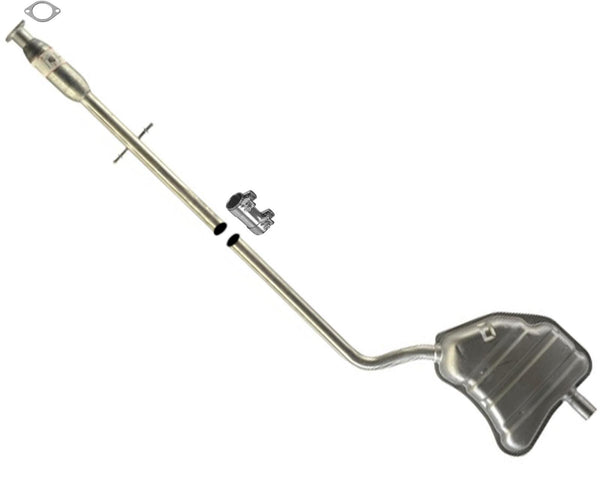 Resonator Extension Pipe Muffler Exhaust System For 2002-2008 Mini Cooper 1.6L