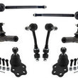 Upper Arms Links Tie Rods Ball Joint For 2000-03 Durango Dakota Rear Wheel Drive