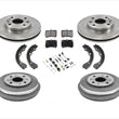 Brake Rotors Drums Brake Pads Shoes & Spring for Mazda Protege 95-98 323 90-94