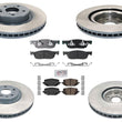 Front & Rear Disc Brake Rotors Ceramic Brake Pads For 2022-2025 Acura MDX 3.5L