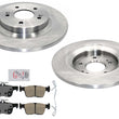 Pastillas de freno de disco de cerámica de rotores de freno trasero para Hyundai Santa Fe 21-23 2.5L
