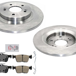Rear Disc Brake Rotors Ceramic Disc Brake Pads For Hyundai Santa Fe 21-24 2.5L