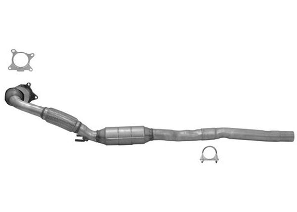 Front Catalytic Converter Flex Pipe for Audi Q3 2015-2018 VW Tiguan 09-16 2.0L