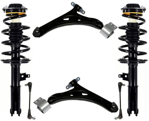 Front Complete Struts Lower Control Arms & Links For Chevrolet Traverse 18--21
