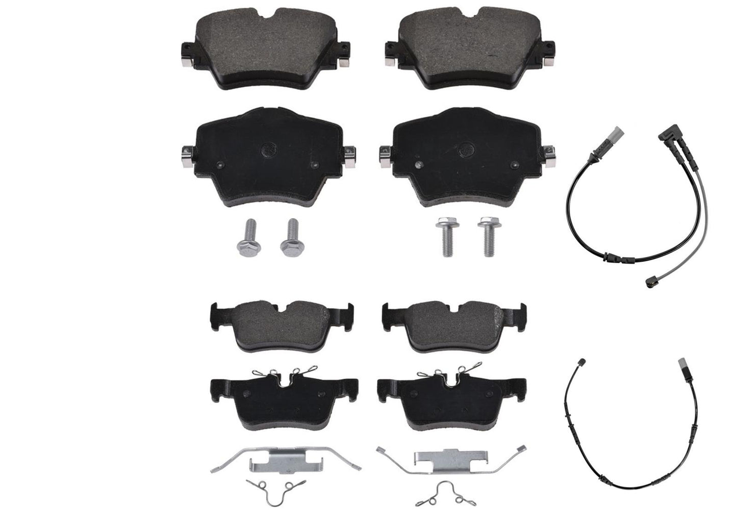 Pastillas de freno de cerámica de disco delantero trasero para Mini Cooper Clubman 16-23 2.0LS All4