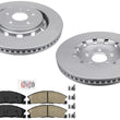Front & Rear Coated Rotors & Ceramic Pads For Explorer 2013-2019 Police Package