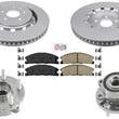 Improved Performance Front Rotors Ceramic Pads for Explorer Police Option 13-19