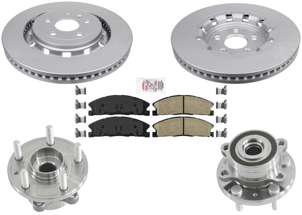 Improved Performance Front Rotors Ceramic Pads for Explorer Police Option 13-19