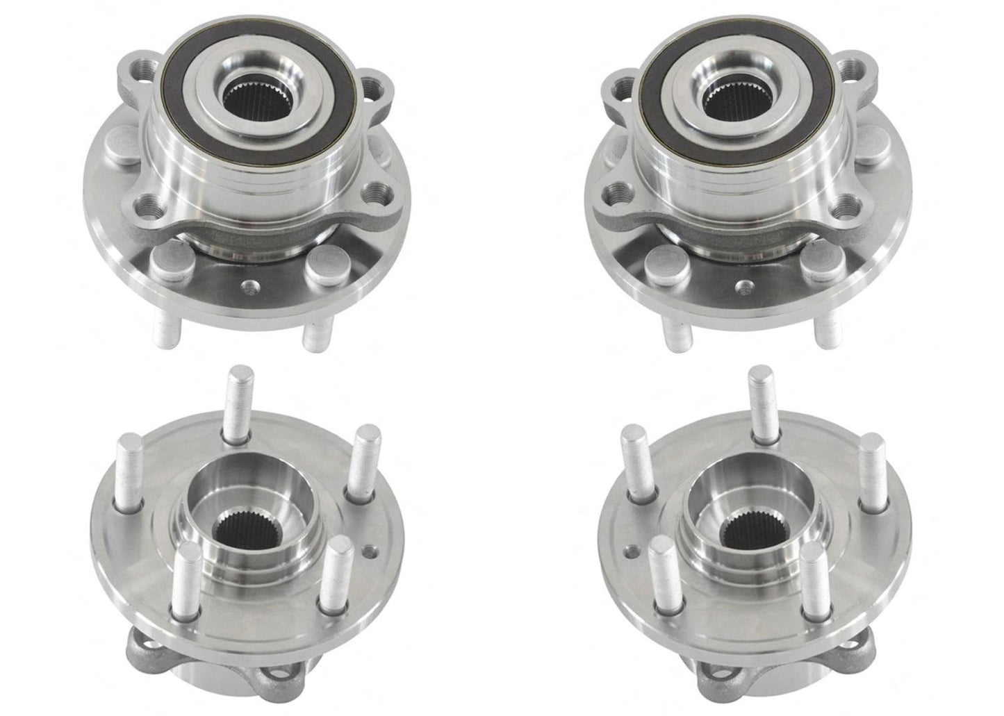 4 Tested Hub Bearings for Ford Police Interceptor Utility 13-19 Explorer 11-19