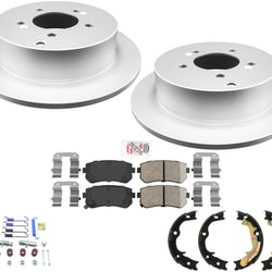 Para 11-15 Sportage All Wheel Drive Pastillas de rotores de freno de disco de rendimiento mejorado