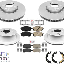 Para 11-15 Sportage All Wheel Drive Pastillas de rotores de freno de disco de rendimiento mejorado