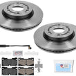 Performance Front Disc Brake Rotors Pads hardware for 2021-2023 Chevrolet Tahoe